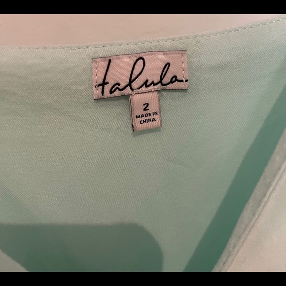 Talula Lipinski Skater Dress Size 2 Mint Green/Blue - Picture 3 of 6